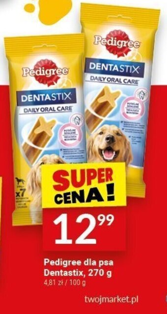 Twój Market Pedigree dla psa Dentastix, 270 g oferta