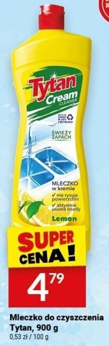 Twój Market Mleczko do czyszczenia Tytan, 900 g oferta