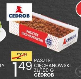 Wafelek PASZTET CIECHANOWSKI CEDROB 100 G oferta