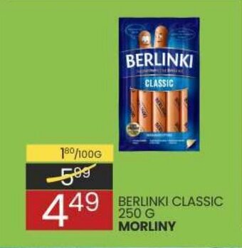 Wafelek BERLINKI CLASSIC MORLINY 250 G oferta
