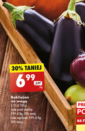 Biedronka Bakłażan na wagę 1 kg oferta