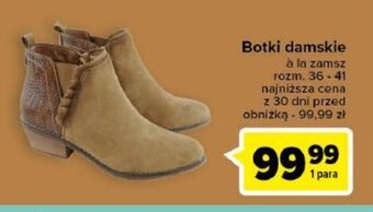 Carrefour Botki damskie oferta