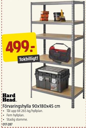 Jula Hard Head Förvaringshylla 90x180x45 cm oferta