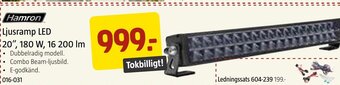 Jula Hamron Ljusramp LED 20" 180 W 16200 Im oferta