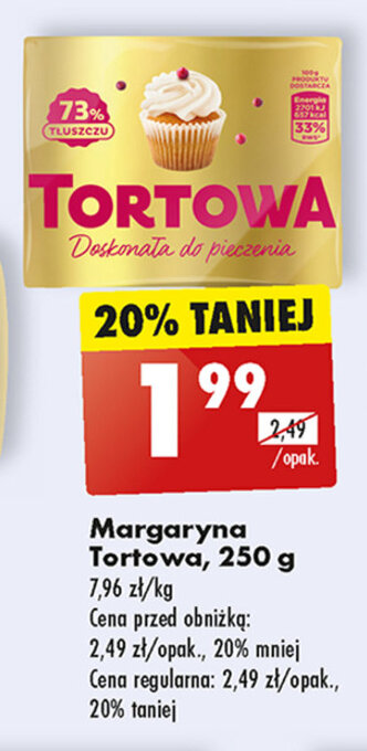 Biedronka Margaryna Tortowa 250 g oferta