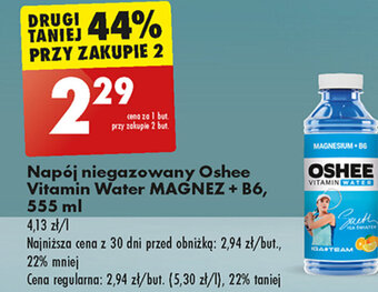 Biedronka Napój niegazowany Oshee Vitamin Water MAGNEZ + B6, 555 ml oferta