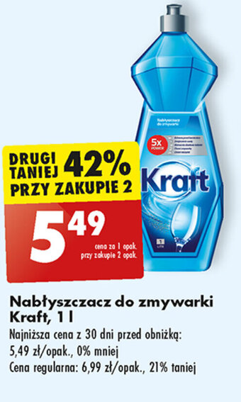 Biedronka Nabłyszczacz do zmywarki Kraft, 1 l oferta