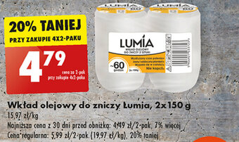 Biedronka Wkład olejowy do zniczy Lumia, 2x 150 g oferta
