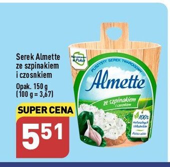 ALDI Serek ze szpinakiem i czosnkiem oferta