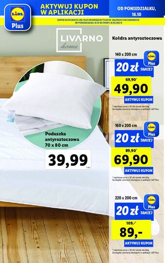 Lidl Kołdra antyroztoczowa 160 x 200 cm oferta
