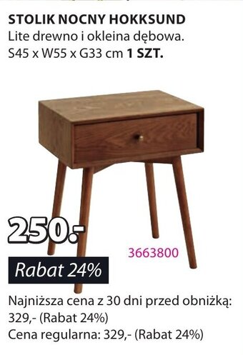 JYSK STOLIK NOCNY HOKKSUND oferta