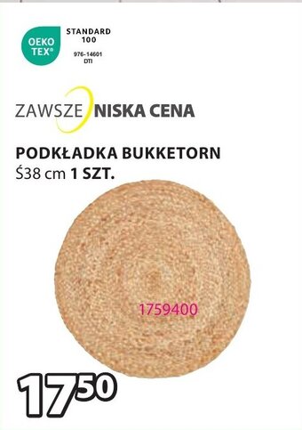 JYSK PODKŁADKA BUKKETORN oferta