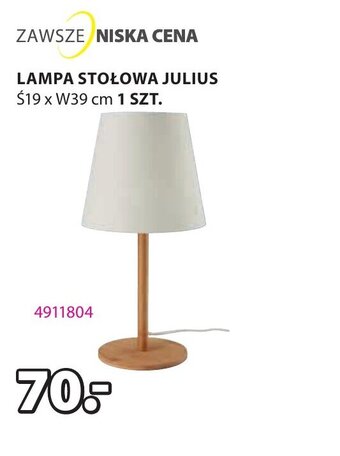 JYSK LAMPA STOŁOWA JULIUS oferta