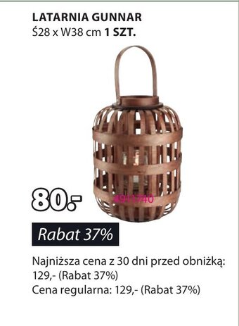 JYSK LATARNIA GUNNAR oferta