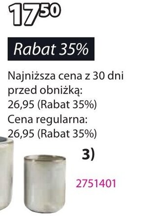 JYSK STOJAK NA SZCZOTECZKI DO ZĘBÓW KISA oferta