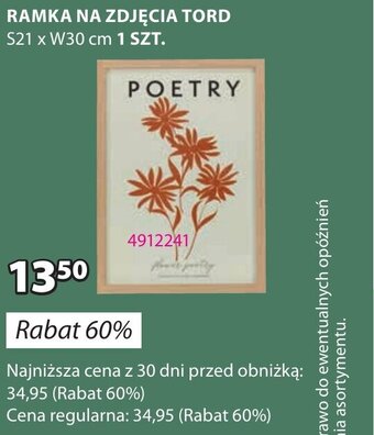 JYSK RAMKA NA ZDJĘCIA TORD oferta