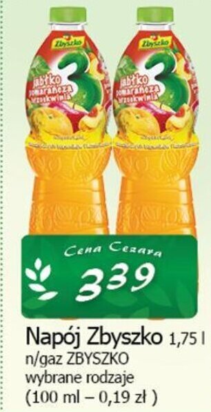 Cezar Delikatesy Napój Zbyszko 1,75 L oferta