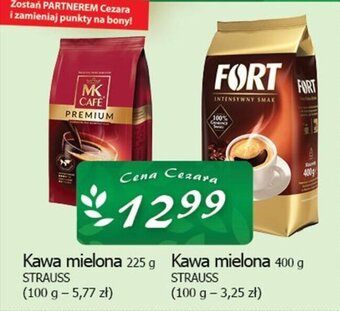 Cezar Delikatesy Kawa mielona 225 g/Kawa mielona 400 g oferta