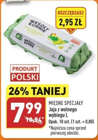 ALDI Jaja z wolnego wybiegu L 10 szt. oferta