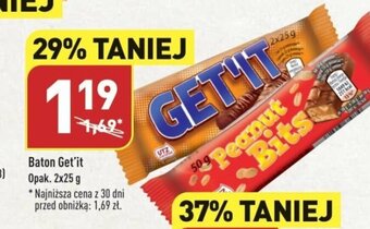 ALDI Baton Get'it Opak. 2x25 g oferta