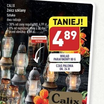ALDI Znicz szklany Sztuka oferta