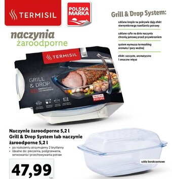 Lidl Naczynie żaroodporne 5,2 l Grill & Drop System lub naczynie żaroodporne 5,2 l oferta