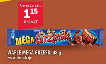 Eurocash WAFLE MEGA GRZEŚKI 48 g oferta