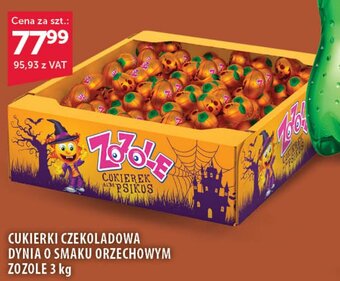 CUKIERKI CZEKOLADOWA DYNIA O SMAKU ORZECHOWYM ZOZOLE 3 kg