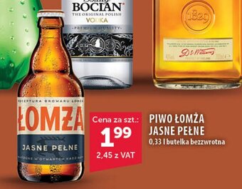 Eurocash PIWO ŁOMŻA JASNE PEŁNE 0,33 L oferta