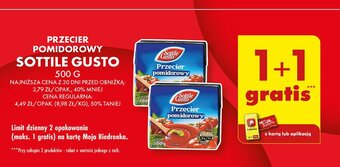 Biedronka Przecier pomidorowy oferta
