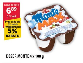 Eurocash DESER MONTE 4 x 100 g oferta