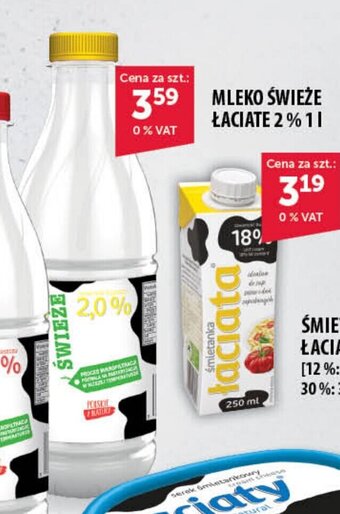Eurocash MLEKO ŚWIEŻE ŁACIATE 2% 1 L oferta