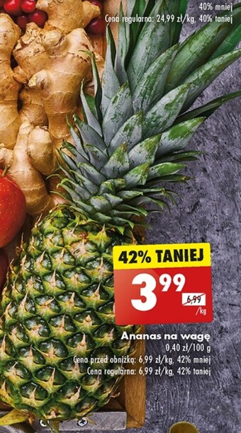 Biedronka Ananas oferta