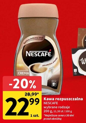 Intermarche Kawa rozpuszczalna NESCAFE 200 g oferta