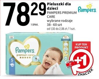 Intermarche Pieluszki dla dzieci PAMPERS PREMIUM CARE 38-60 szt oferta