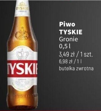 Intermarche Piwo TYSKIE Gronie 0,5 l oferta