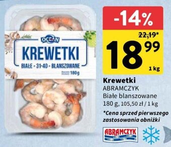 Intermarche Krewetki ABRAMCZYK 180 g oferta