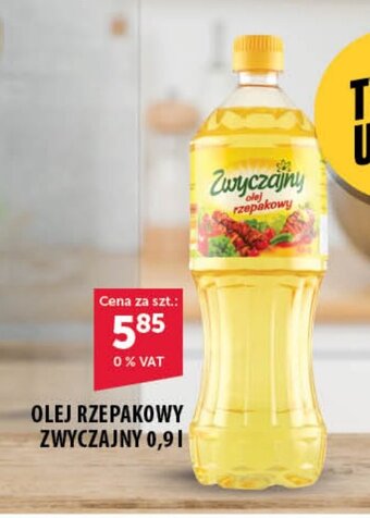 Eurocash OLEJ RZEPAKOWY ZWYCZAJNY 0,9 L oferta