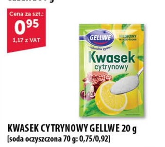 Eurocash KWASEK CYTRYNOWY GELLWE 20 g oferta