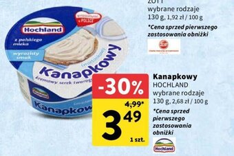 Intermarche Kanapkowy HOCHLAND 130 g oferta
