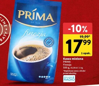 Intermarche Kawa mielona PRIMA Finezja 500g oferta