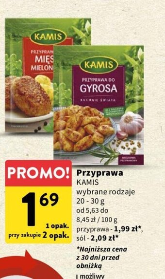 Intermarche Przyprawa KAMIS 20-30g oferta