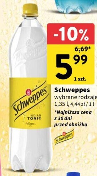 Intermarche Schweppes 1,35 l oferta