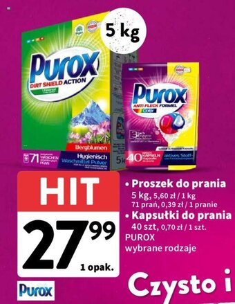 Intermarche Proszek do prania 5kg/Kapsułki 40szt oferta