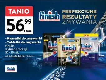 Intermarche Kapsułki do zmywarki/Tabletki do zmywarki FINISH 50/70szt oferta