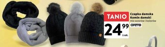 Intermarche Czapka damska/Komin damski oferta