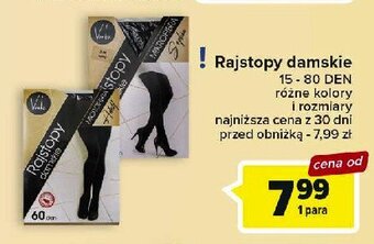 Carrefour Market Rajstopy damskie 60 den oferta