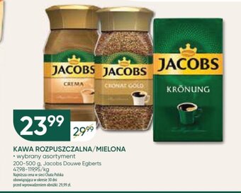 Chata Polska Jacobs Douwe Egberts KAWA ROZPUSZCZALNA/MIELONA 200-500 g oferta
