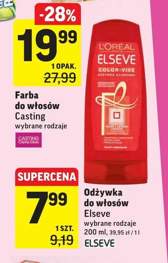 Intermarche Odżywka do włosów oferta