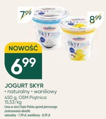 Chata Polska JOGURT SKYR OSM Piątnica 450 g oferta